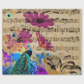 ヴィンテージピーコックすべての行事 ラッピングペーパー (フラット)