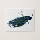 ヴィンテージピーコックイラストレーション ジグソーパズル (横)