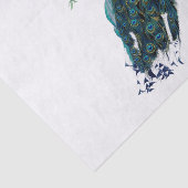 ヴィンテージピーコックイラストレーション 薄葉紙 (詳細)