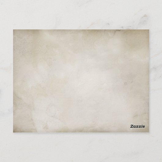 ヴィンテージピーコックジュエリー結婚タンのテーブル番号 ポストカード (裏面)