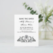 ヴィンテージピーコックスモノグラム 案内ポストカード (スタンド正面)