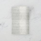 ヴィンテージピーコックス鳥ケ結婚ージの感謝 サンキューカード (内部)