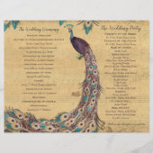 ヴィンテージピーコックナス紫ティール（緑がかった色）ブルー (正面)