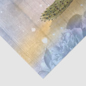 ヴィンテージピーコックブルーバラデクページ 薄葉紙 (詳細)