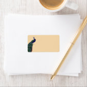 ヴィンテージピーコック住所 シール (インサイチュ)