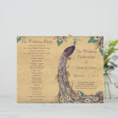 ヴィンテージピーコック茄子プログラムカバー (スタンド正面)