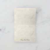 ヴィンテージピーコック1モノグラムのイニシャルノテカード – B ノートカード (内部)