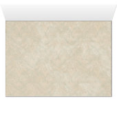 ヴィンテージピーコック&エッチングのテーブルシーティングカード (内部横(下))