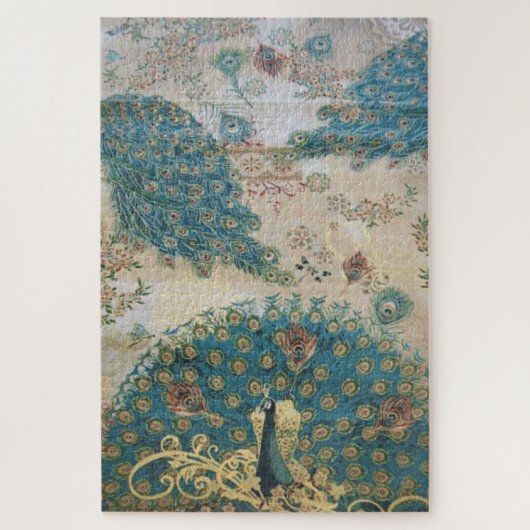 ヴィンテージピーコック – パズル (縦)