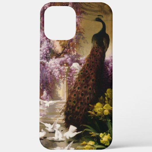 ヴィンテージピーコック&フジラ Case-Mate iPhoneケース (裏面)
