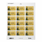 ヴィンテージピーコック ラベル (フルシート)