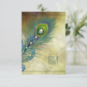 ヴィンテージピーコックRSVP 出欠カード (スタンド正面)