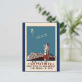 ヴィンテージピースクリスマス1918年の改造美術 ポストカード (スタンド正面)