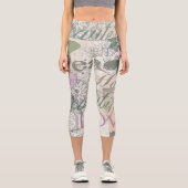 ヴィンテージピースホームビューティフルラブ カプリレギンス (正面)