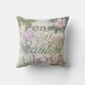 ヴィンテージピースホームビューティフルラブ クッション (裏面)