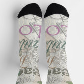 ヴィンテージピースホームビューティフルラブ ソックス (上部)