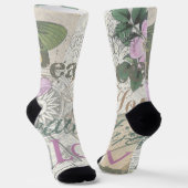 ヴィンテージピースホームビューティフルラブ ソックス (傾斜あり)