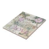 ヴィンテージピースホームビューティフルラブ タイル (側面)