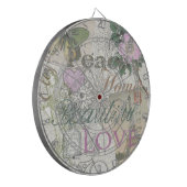 ヴィンテージピースホームビューティフルラブ ダーツボード (正面左)