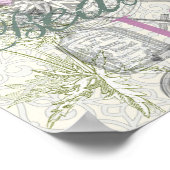 ヴィンテージピースホームビューティフルラブ ポスター (角)