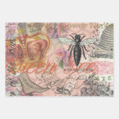 ヴィンテージピースホームビューティフルラブ ラッピングペーパーシート (正面3)