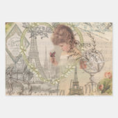 ヴィンテージピースホームビューティフルラブ ラッピングペーパーシート (正面2)