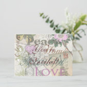 ヴィンテージピースホームビューティフルラブ 招待状 (スタンド正面)