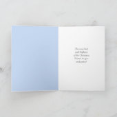 ヴィンテージピース鳩クリスマスカード シーズンカード (内部)