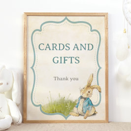 ヴィンテージピーターザラビットボーイカードとギフト ポスター