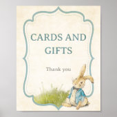 ヴィンテージピーターザラビットボーイカードとギフト ポスター (正面)