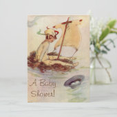 ヴィンテージピーターパンベイビーシャワー招待状 招待状 (スタンド正面)