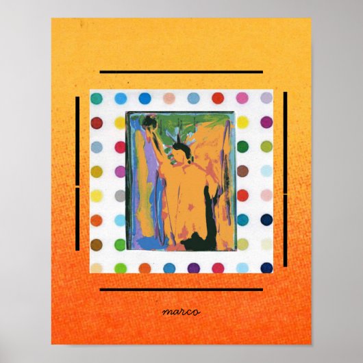 ヴィンテージピーターマックススタイル自由の女神ポスター ポスター (正面)