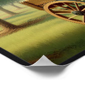 ヴィンテージピーチオーチャードチルドレンのポスター ポスター (角)