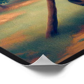 ヴィンテージピーチオーチャードチルドレンのポスター ポスター (角)