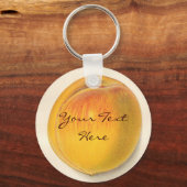 ヴィンテージピーチキーチェーン キーホルダー (正面)