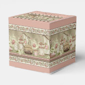 ヴィンテージピーチティー&バラキューブフェイスボックス フェイバーボックス (裏面サイド)