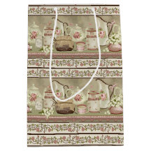 ヴィンテージピーチティー&バラ抱き枕