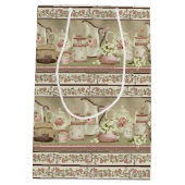 ヴィンテージピーチティー&バラ抱き枕 ミディアムペーパーバッグ (裏面)