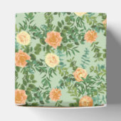 ヴィンテージピーチバラ結婚ズグリーン フェイバーボックス (上部)