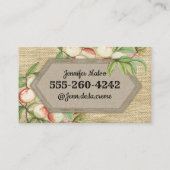 ヴィンテージピーチファームスタンド 名刺 (裏面)