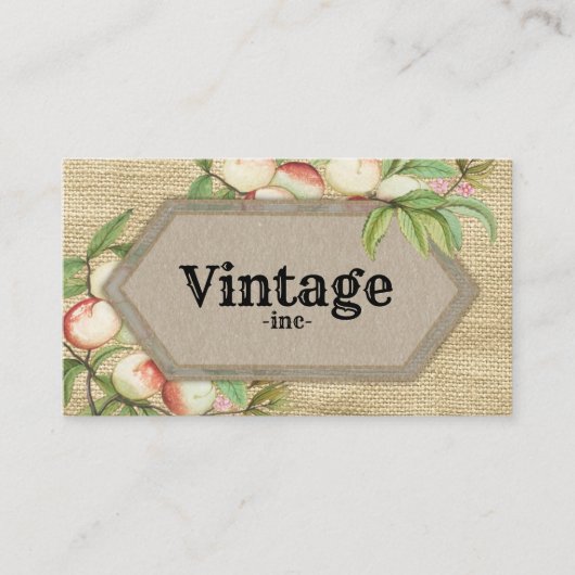 ヴィンテージピーチファームスタンド 名刺 (正面)