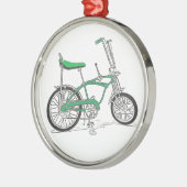 ヴィンテージピーピッカーグリーンSting Ray自転車 メタルオーナメント (左)