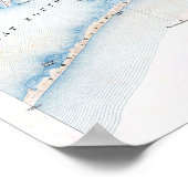 ヴィンテージファイアイランドブルックヘブンロングアイランド ポスター (角)