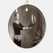 ヴィンテージファイアジャグラー セラミックオーナメント (左)