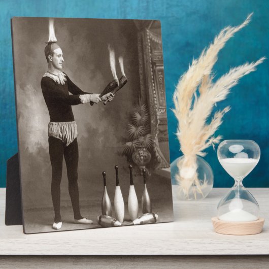 ヴィンテージファイアジャグラー フォトプラーク (側面)