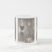 ヴィンテージファイアジャグラー フロストグラスマグカップ (中央)