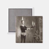 ヴィンテージファイアジャグラー マグネット (正面/裏面)