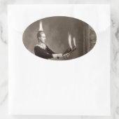 ヴィンテージファイアジャグラー 楕円形シール (バッグ)