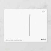 ヴィンテージファイアマンイラストレーション ポストカード (裏面)