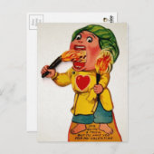 ヴィンテージファイアーバレンタイン ポストカード (正面/裏面)